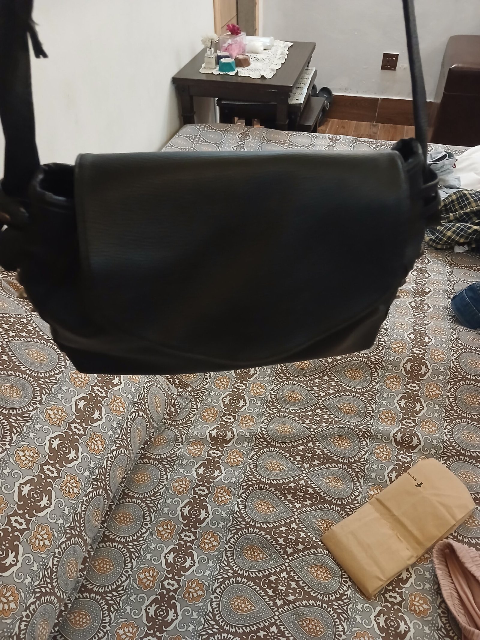 Pure leather ladies bag