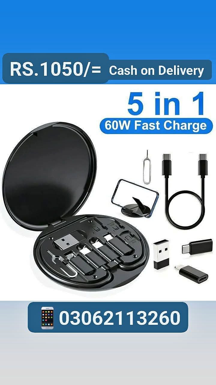 Fast Charging 60W cable 5-in-1