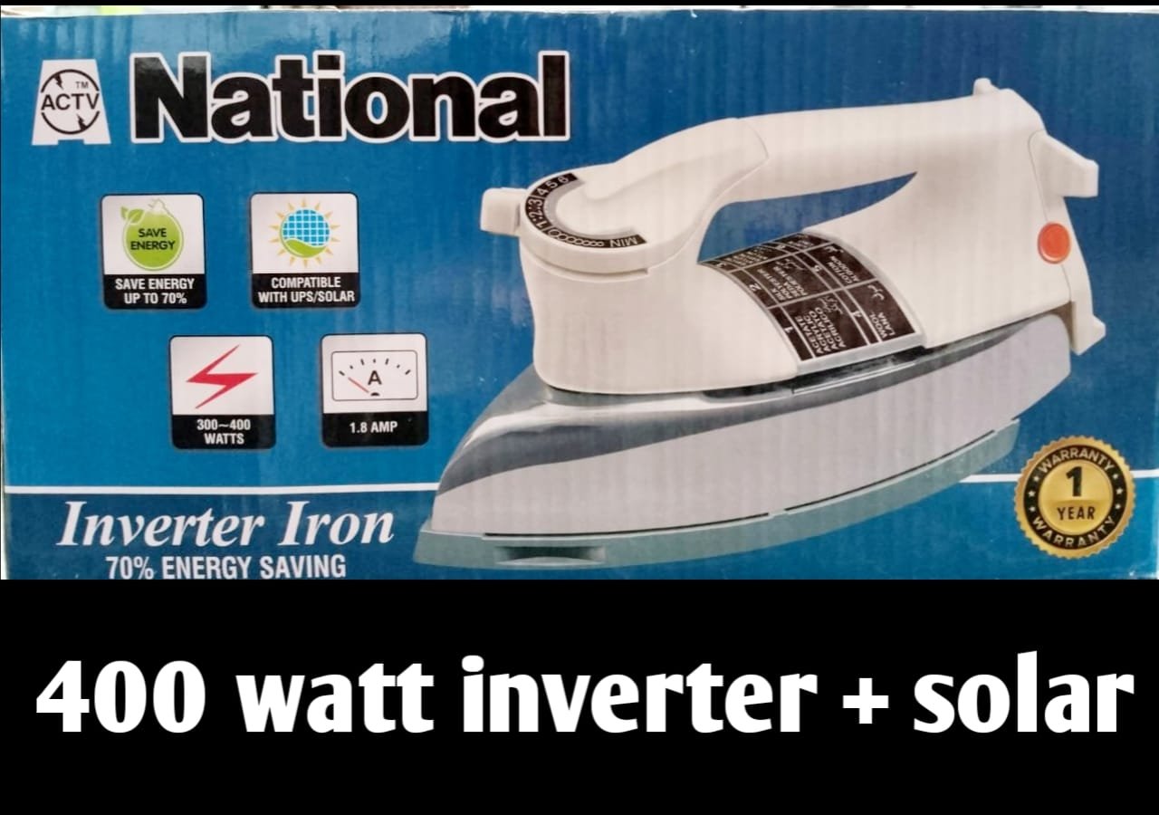 National 400w Inverter Iron, 70% Energy Saving, UPS SOLAR