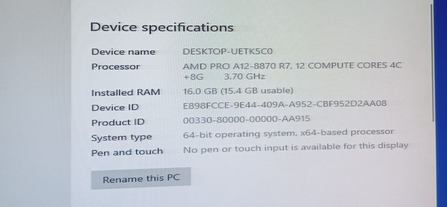 Gaming pc