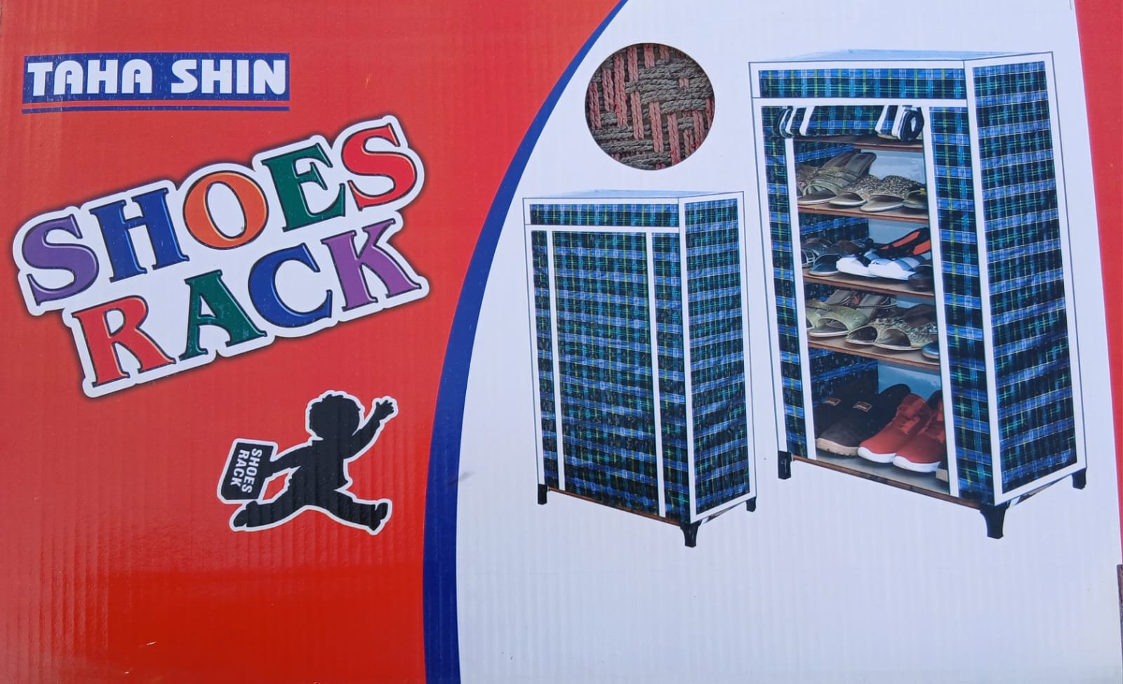 Five shelves shoe rack