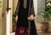 Iznik Chiffon Embroidered Unstitched Suit|Luxury Party Wear