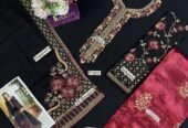 Iznik Chiffon Embroidered Unstitched Suit|Luxury Party Wear