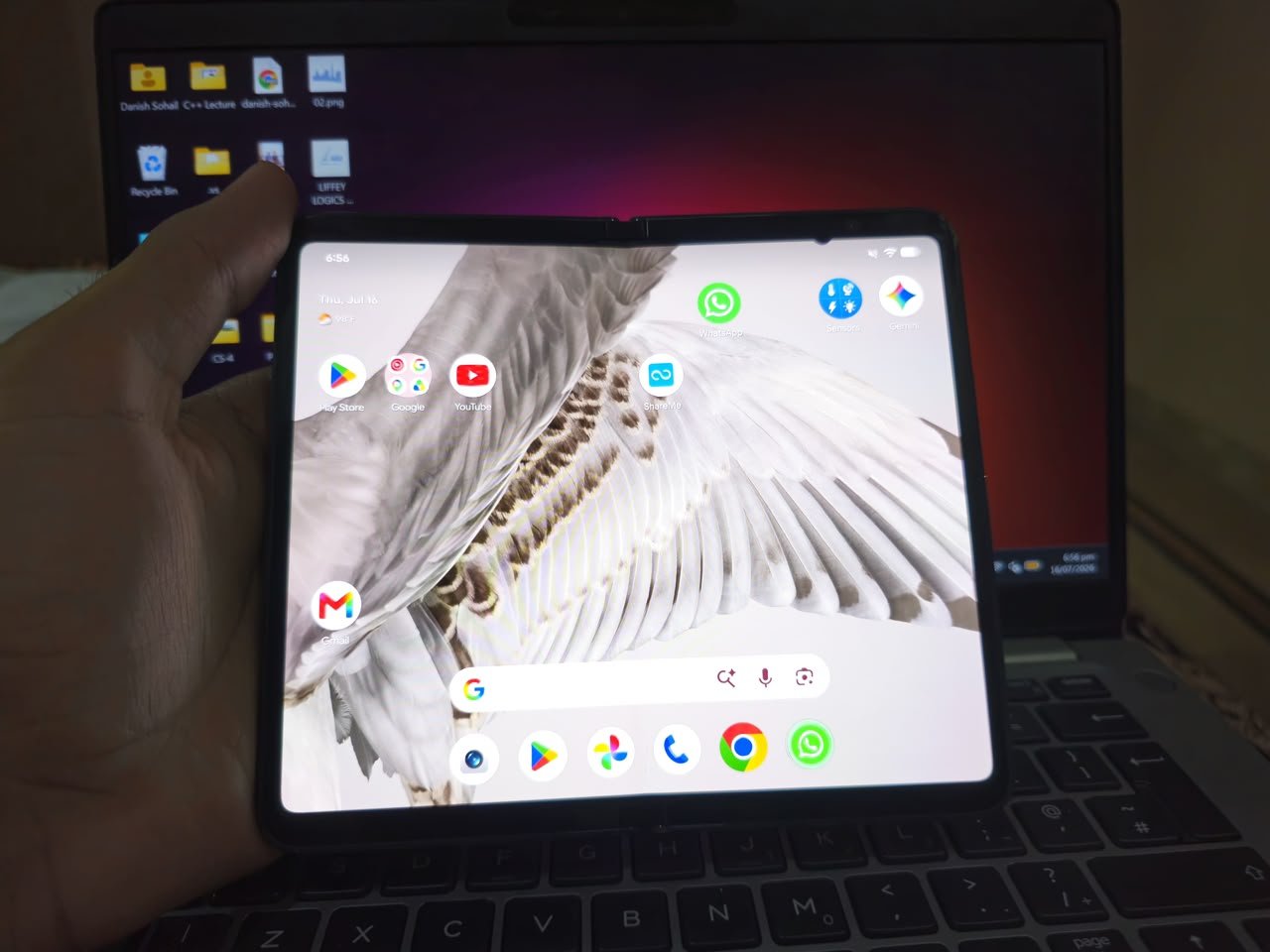 Google pixel fold mobile phone for sale/exchange in lahore