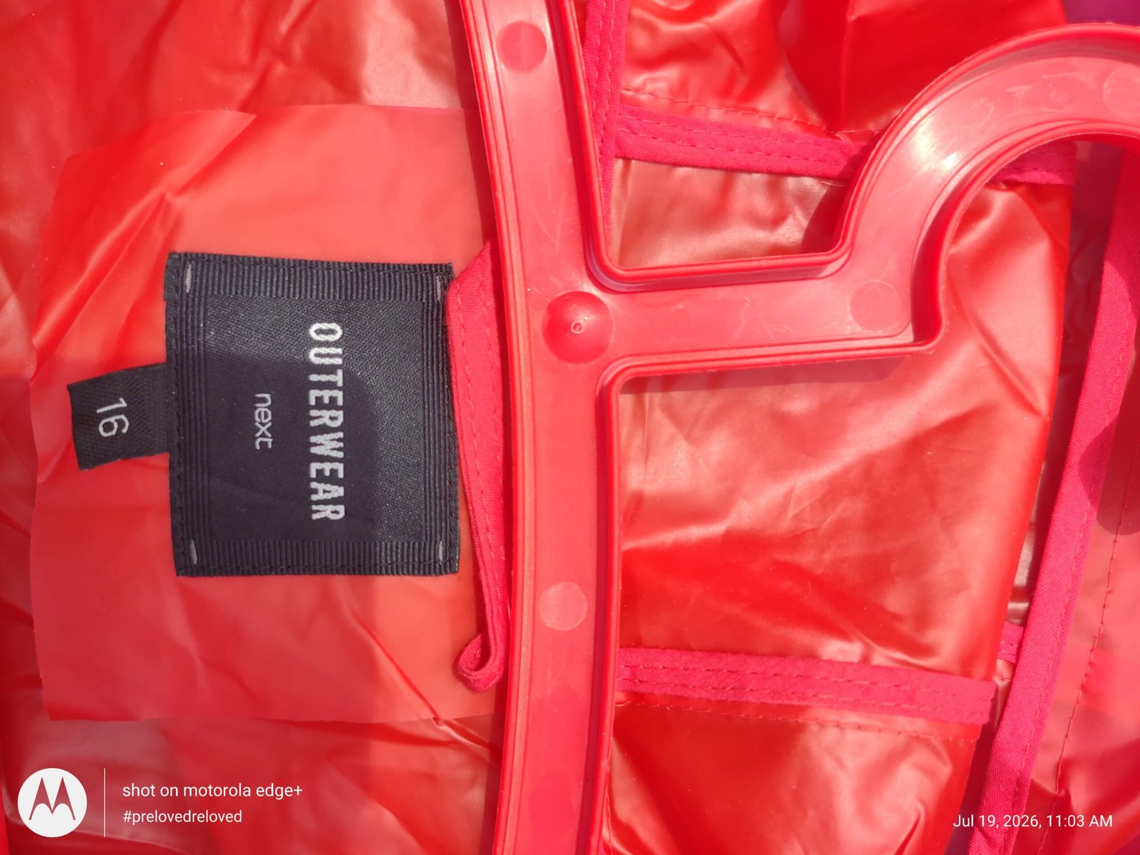 Rain coat/upper