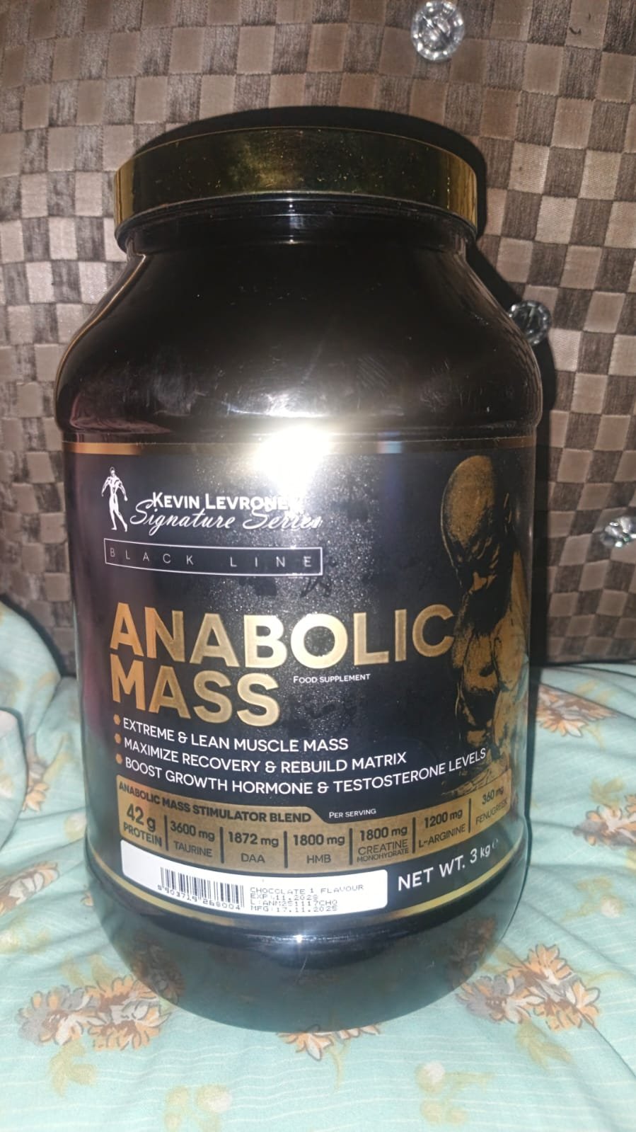Anaboli Mass 3kg 19500/Gold Creatine 300g 6500