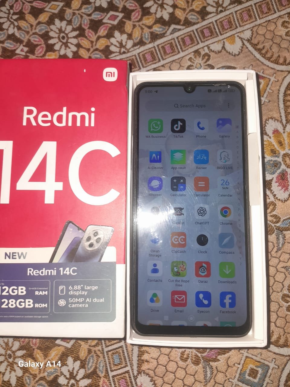 Redmi 14C (6GB RAM / 128GB ROM) – Black Redmi 14C for sale