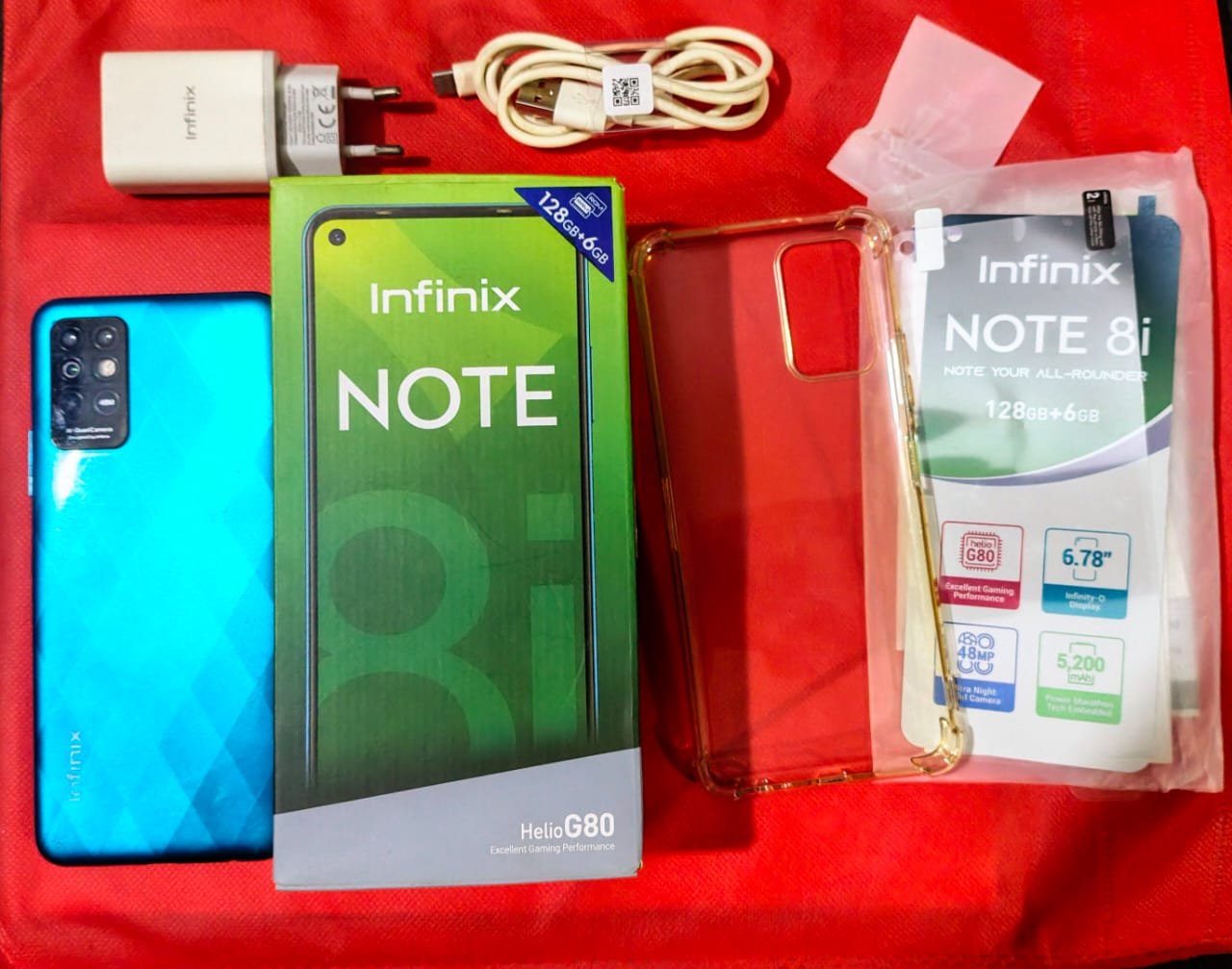 Infinix note 8i 6/128 perfect condition