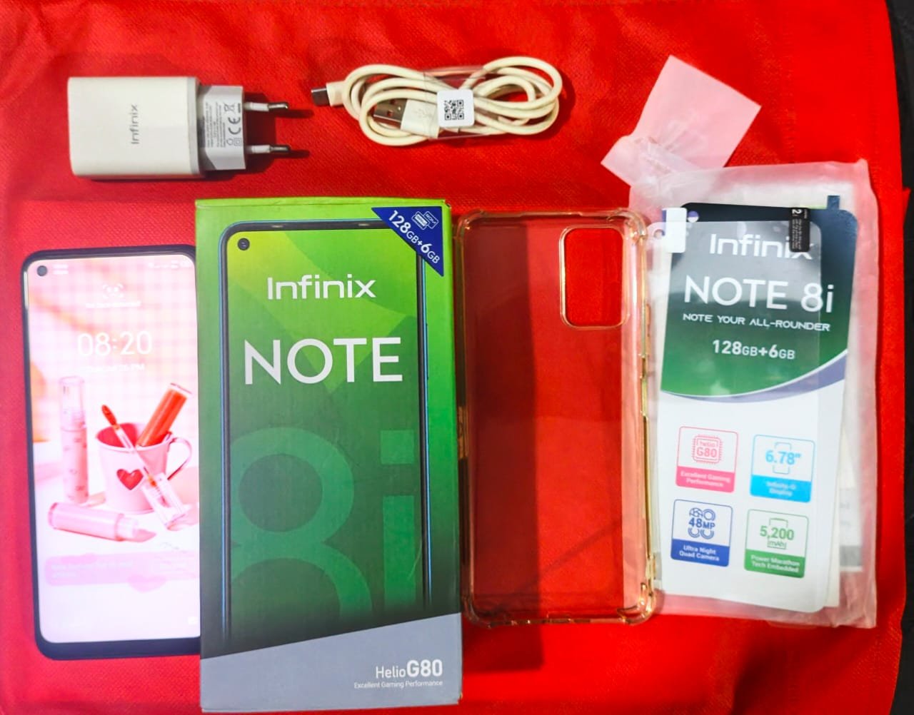 Infinix note 8i 6/128 perfect condition