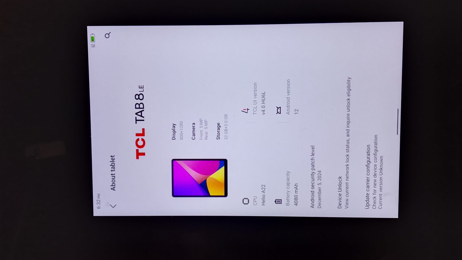 Tcl tab