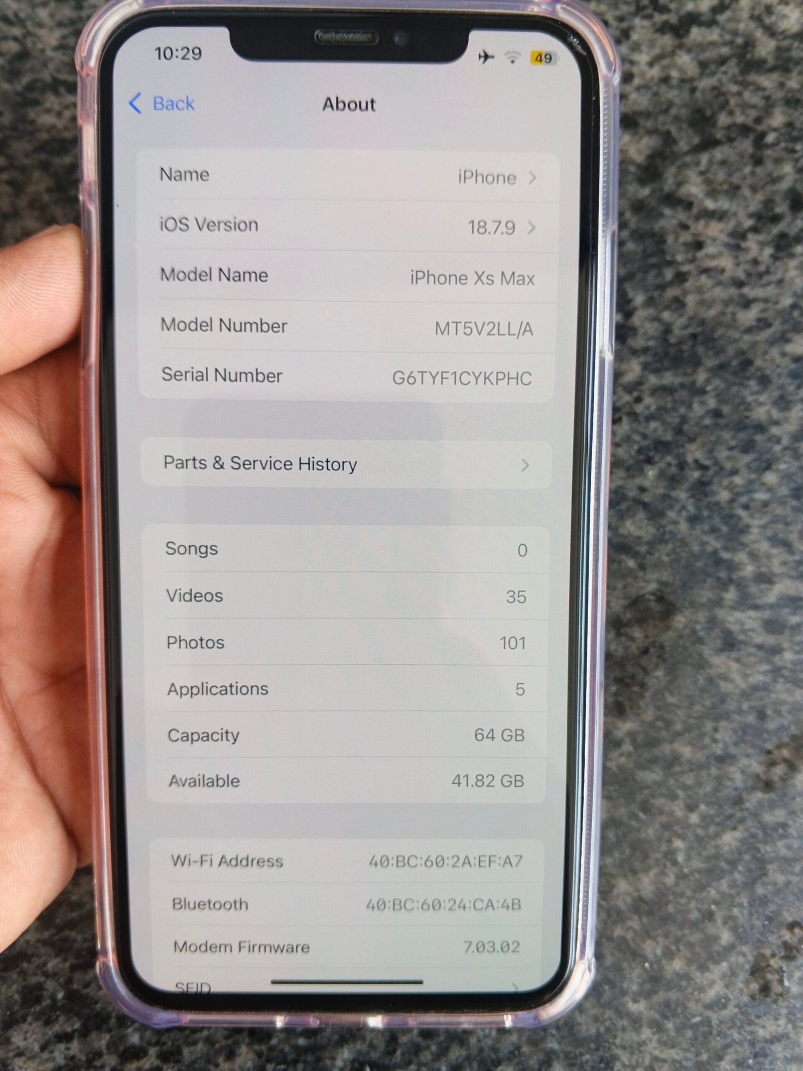 I phone xs max