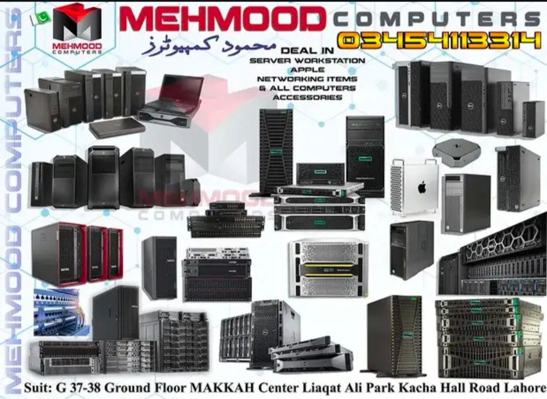 Workstation Servers At Mehmood Computers 03454113314