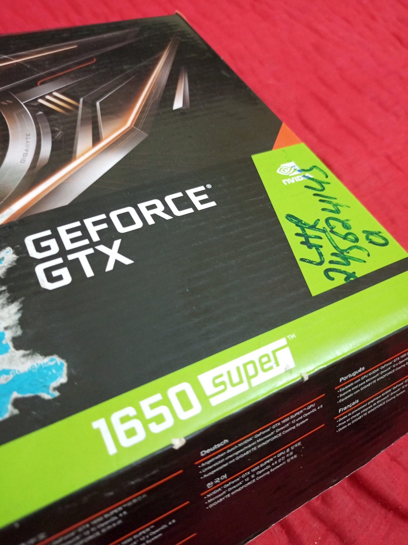 Gigabyte GTX 1650 Super GDDR6 with Box
