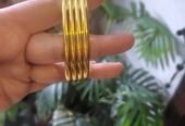 Gold plated bangles