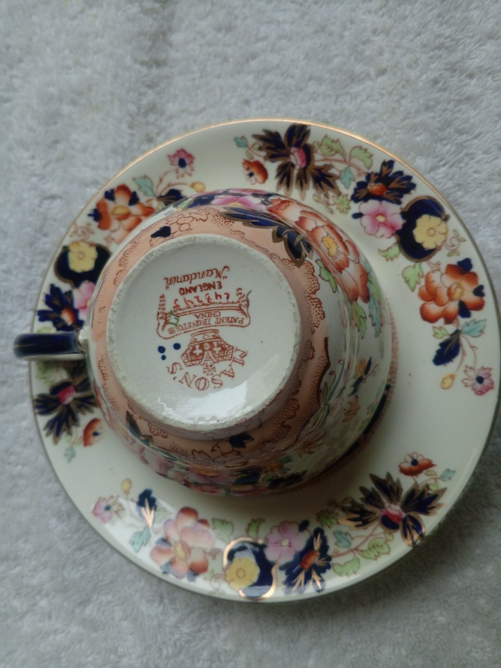 Original Vintage Mason’s Patent Ironstone “Mandalay”