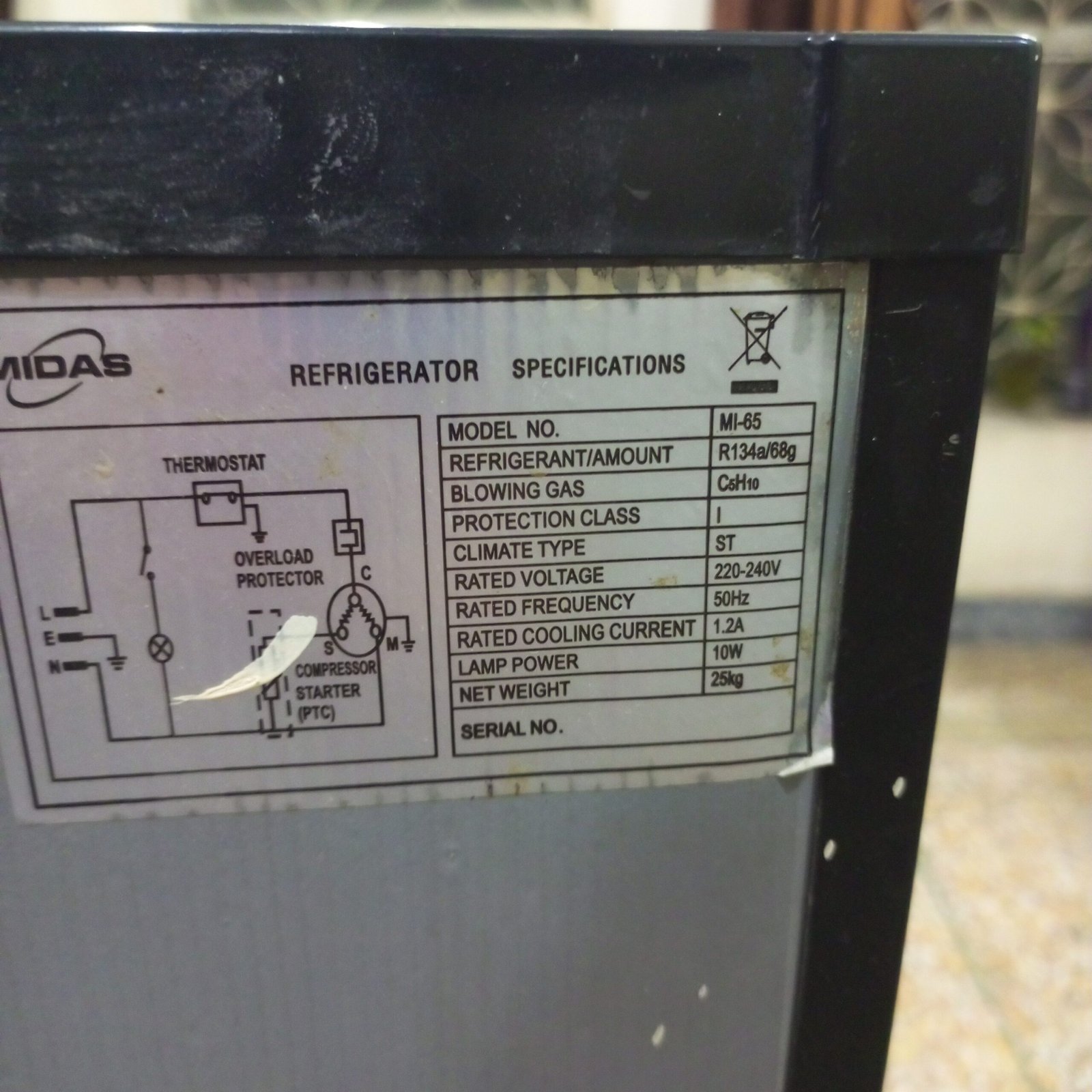 Midas refrigerator