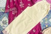 Batik 3 piece Embroidered dress