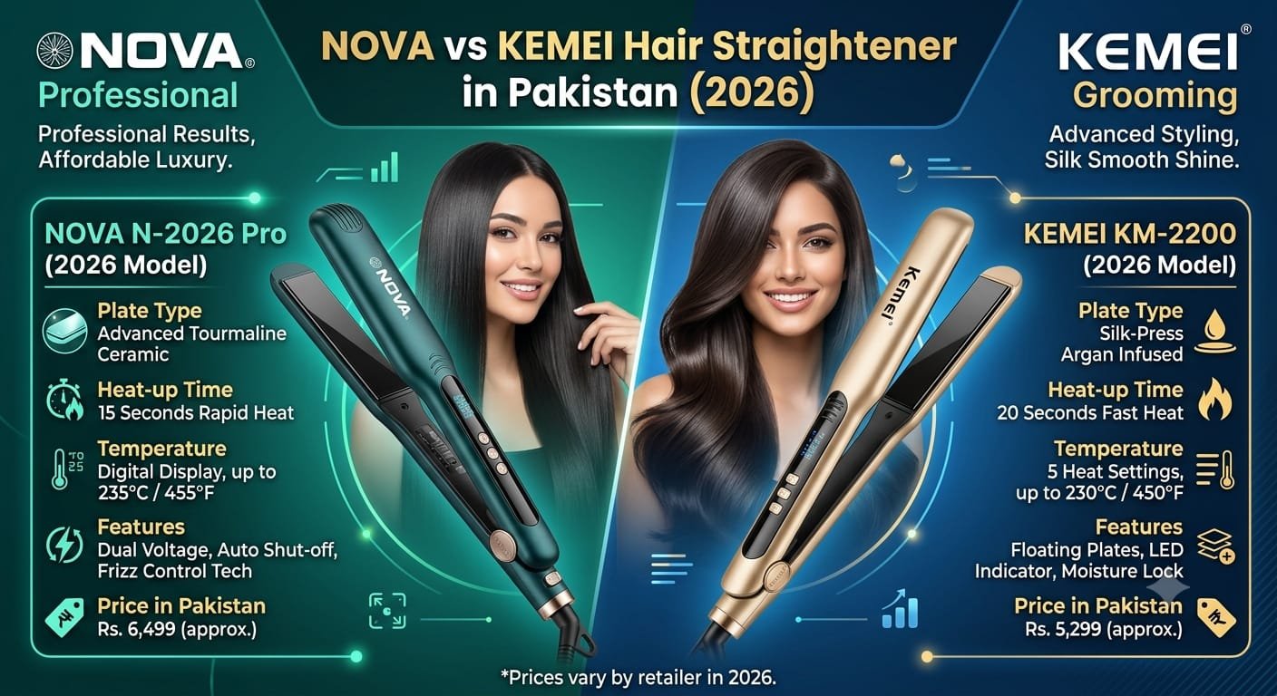 Hair Straightener Online Pakistan – Professional Styling Too