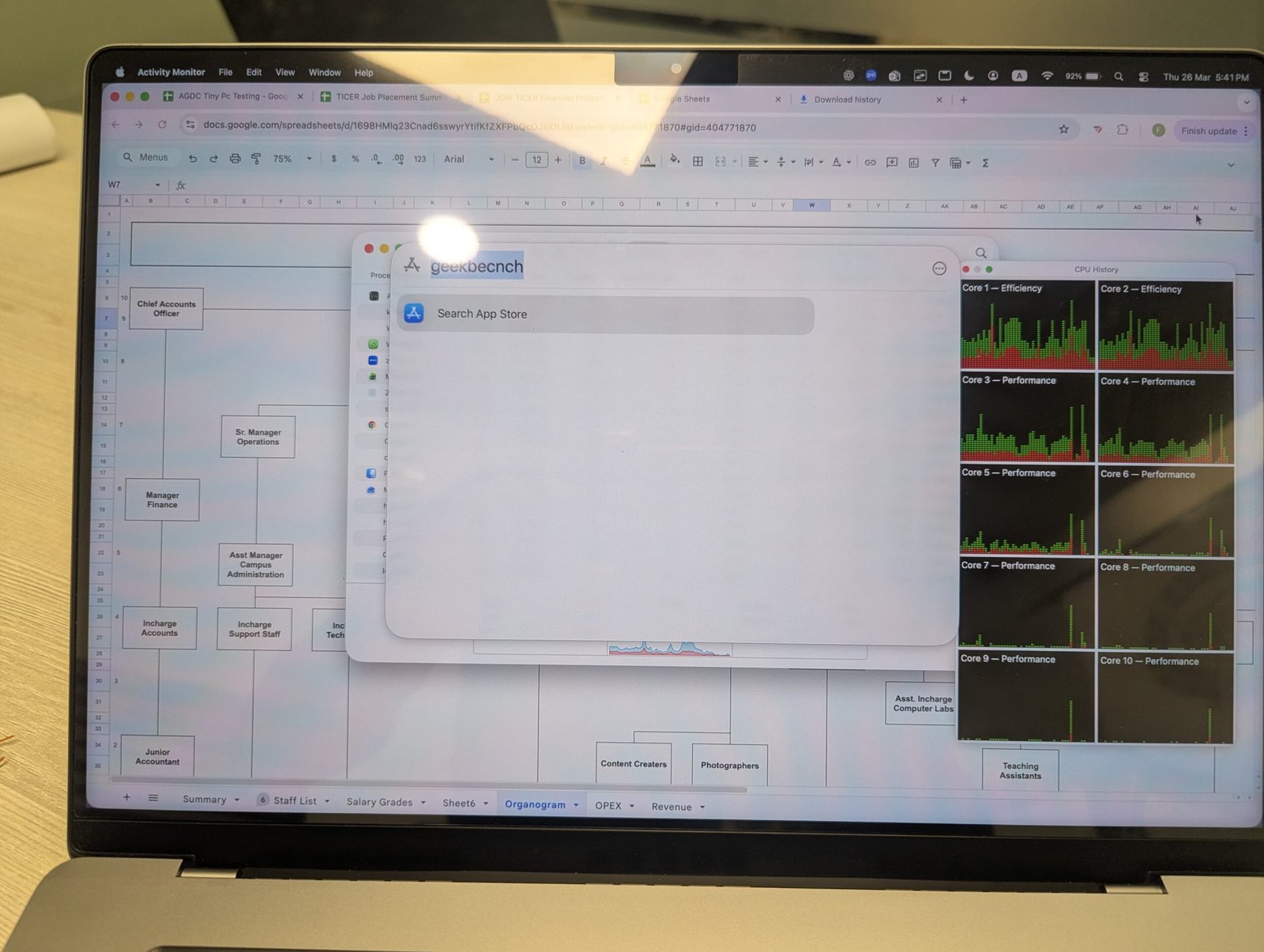 MacBook Pro 2021 M1 Pro32GB RAM512GB SSD16″