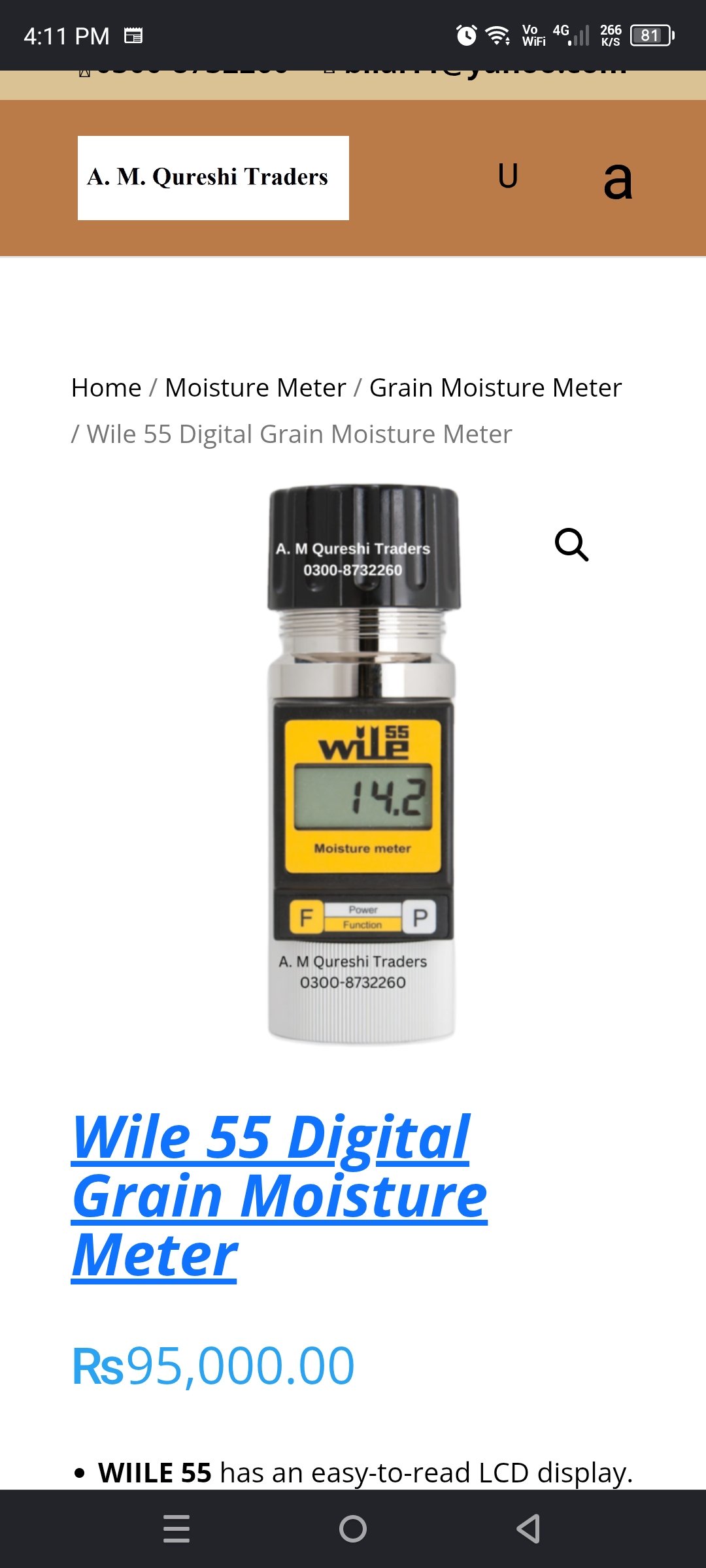 Wile 55 Moisture meter