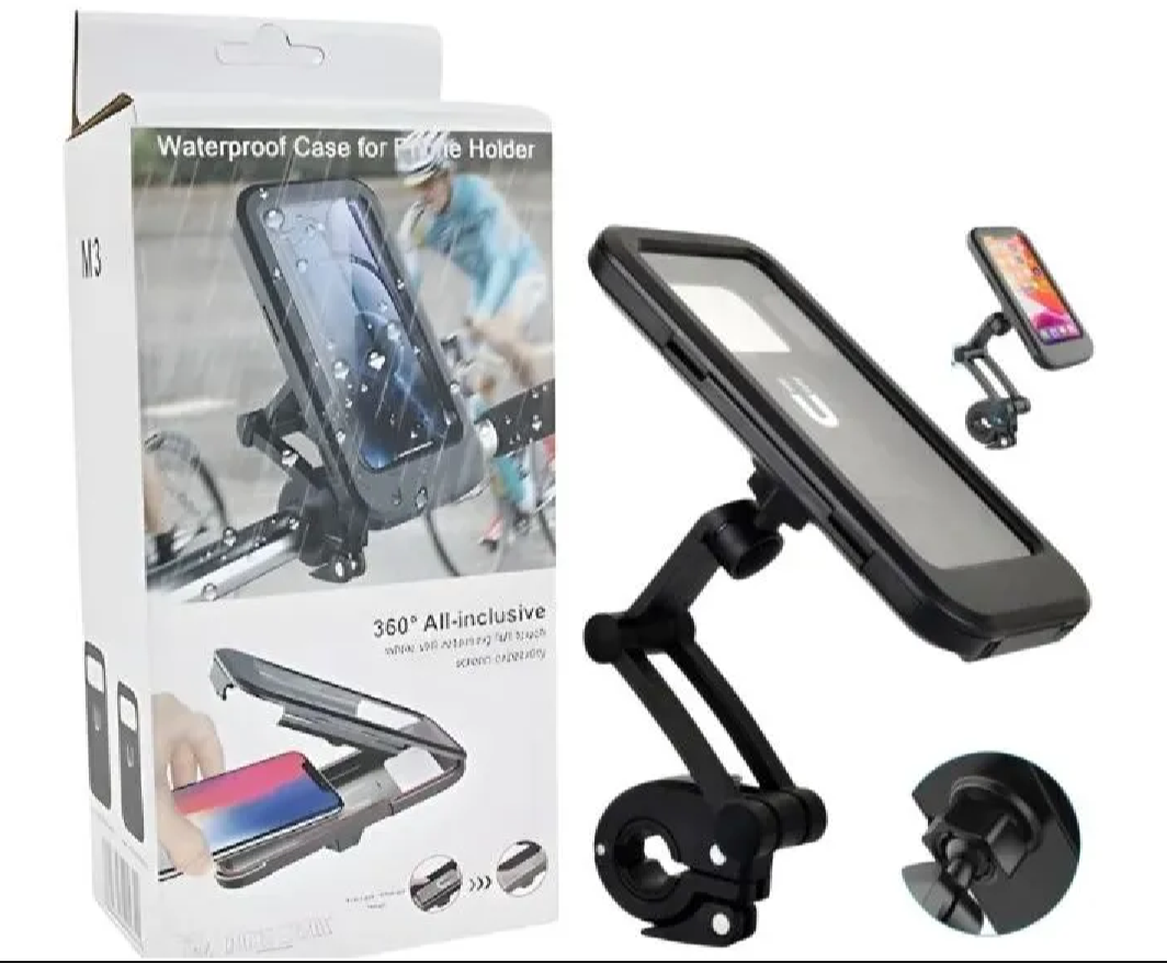 Waterproof Bike Phone Holder with 360° rotation