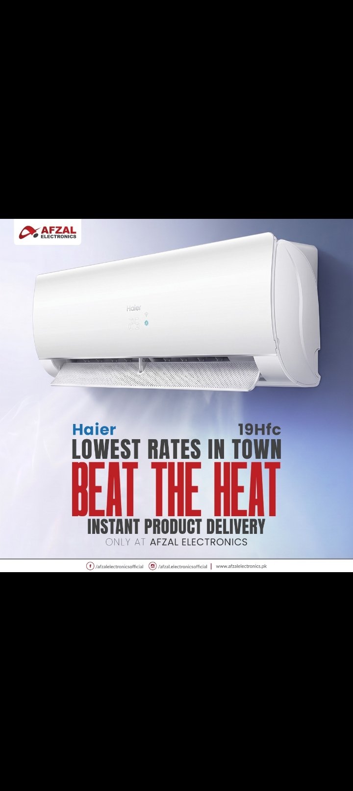 Haier HSU-19HFC 1.5 Ton DC Inverter AC (Heat & Cool)
