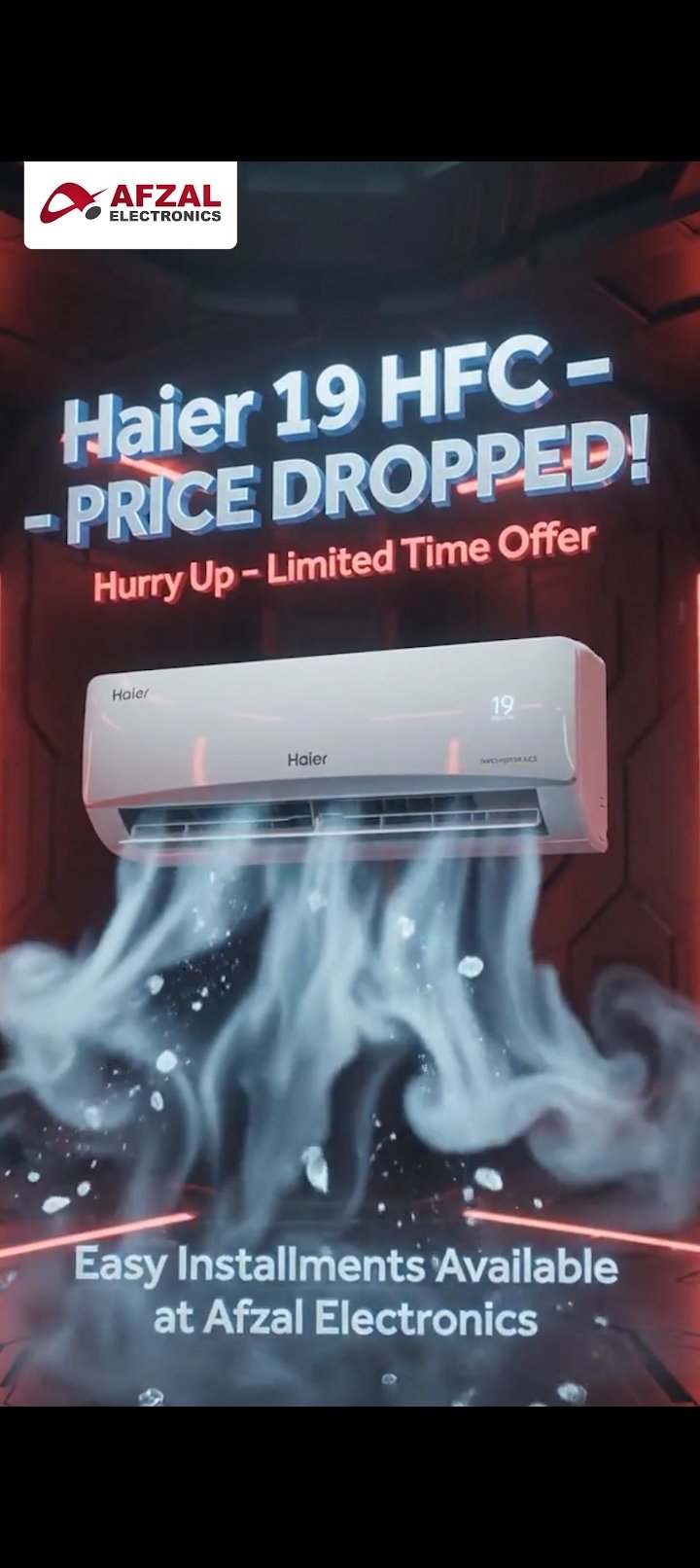 Haier HSU-19HFC 1.5 Ton DC Inverter AC (Heat & Cool)