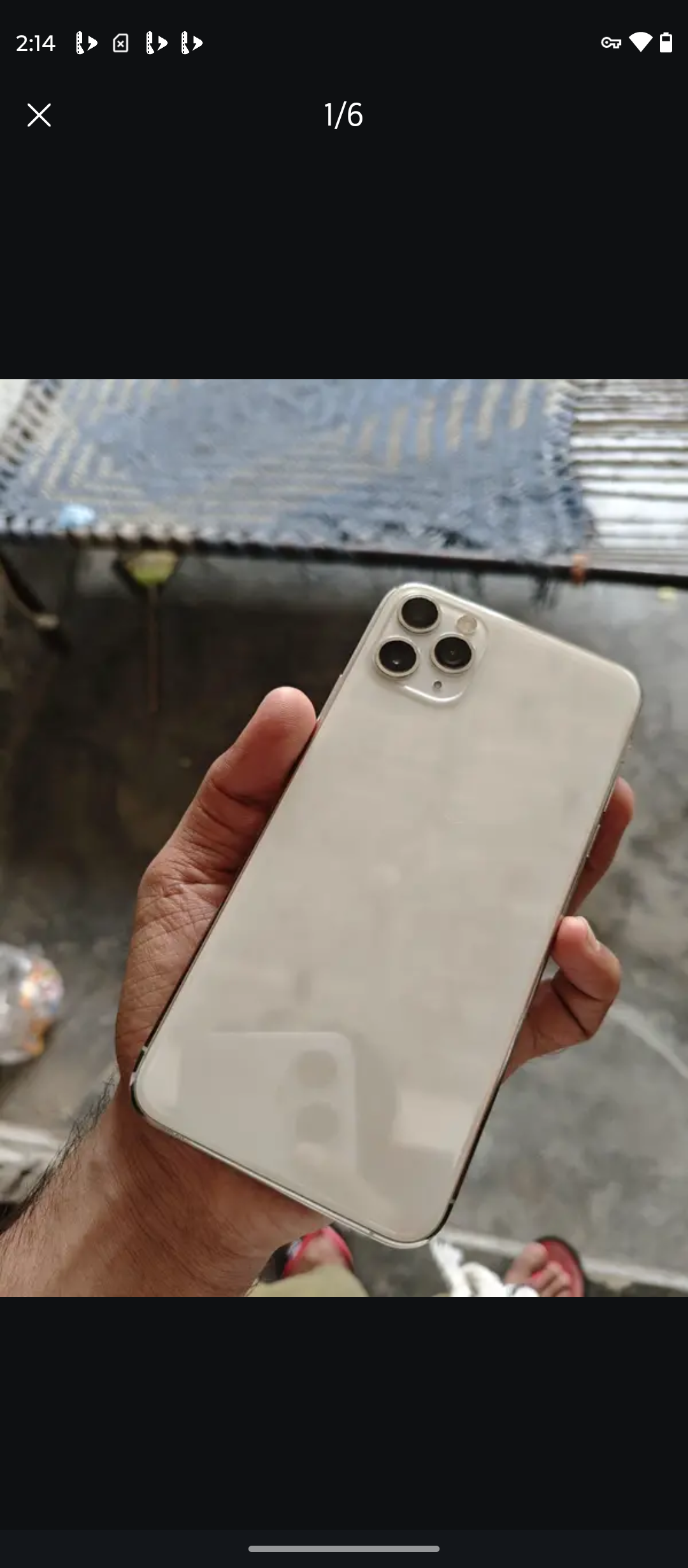 I phone 11 pro max 512gb pta approved 87%health