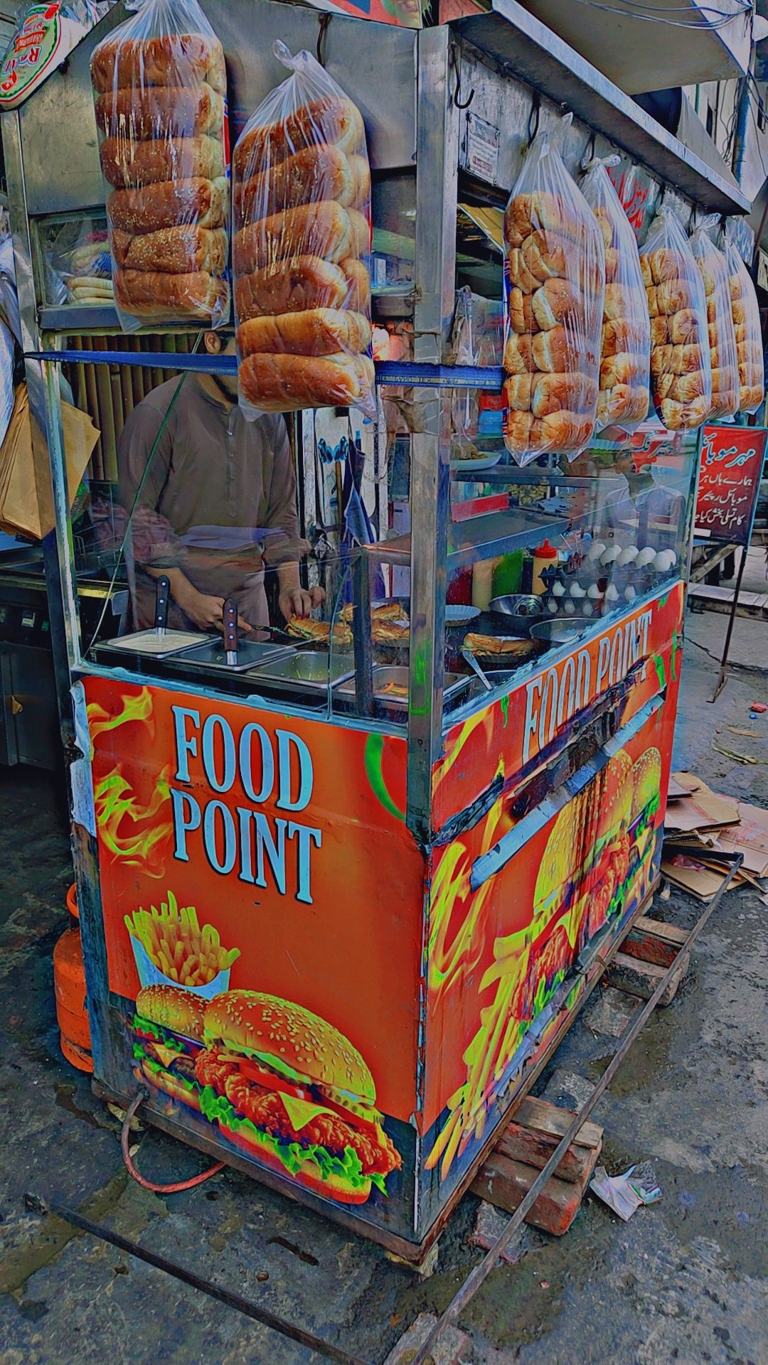 Fast food burger Shawarma counterssss