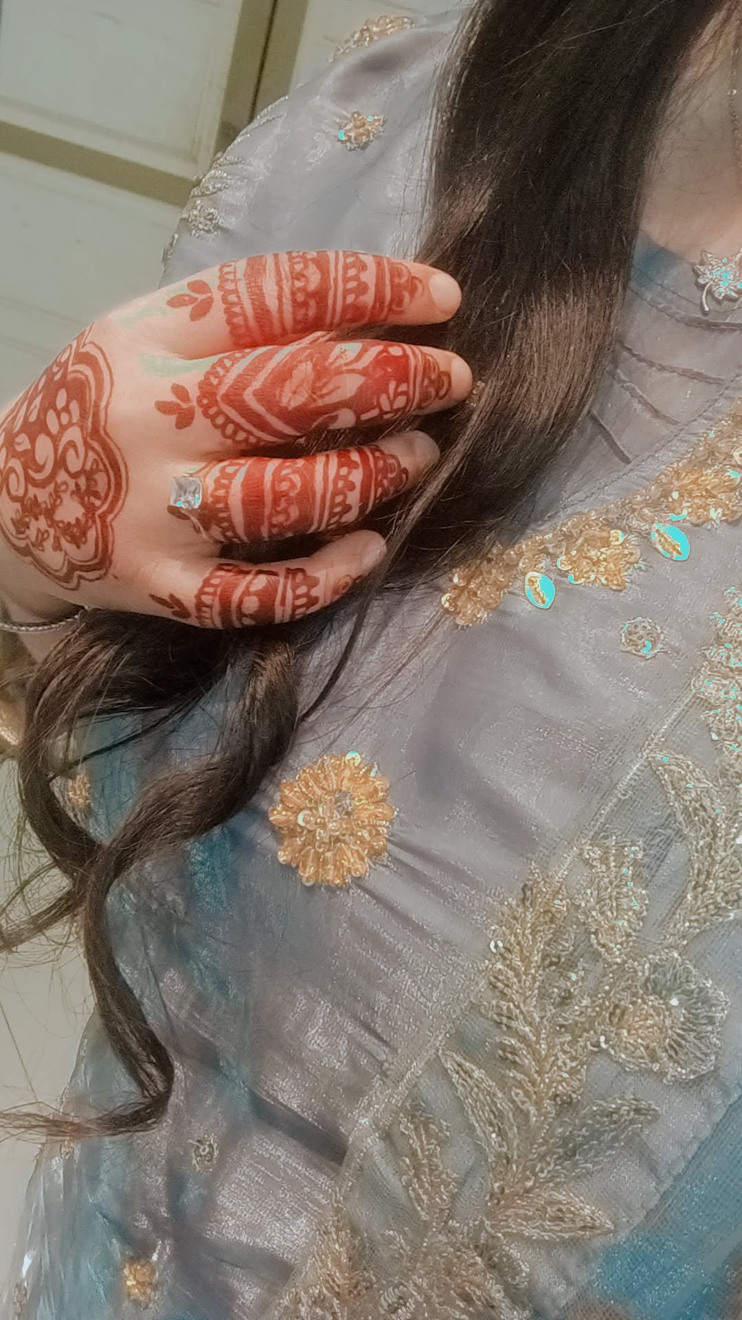 Preloved Prty wear dress and walima bridel jewelry for sale
