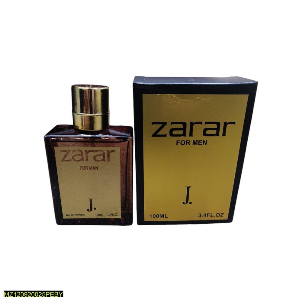 Zarar Perfume For Men 100ml Glass Bottle Gold Cap