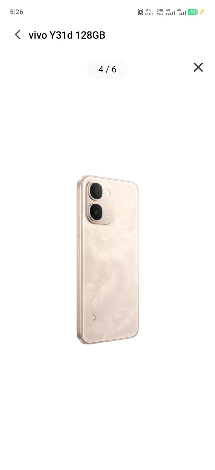 Vivo Y31d 8 128GB only one day use