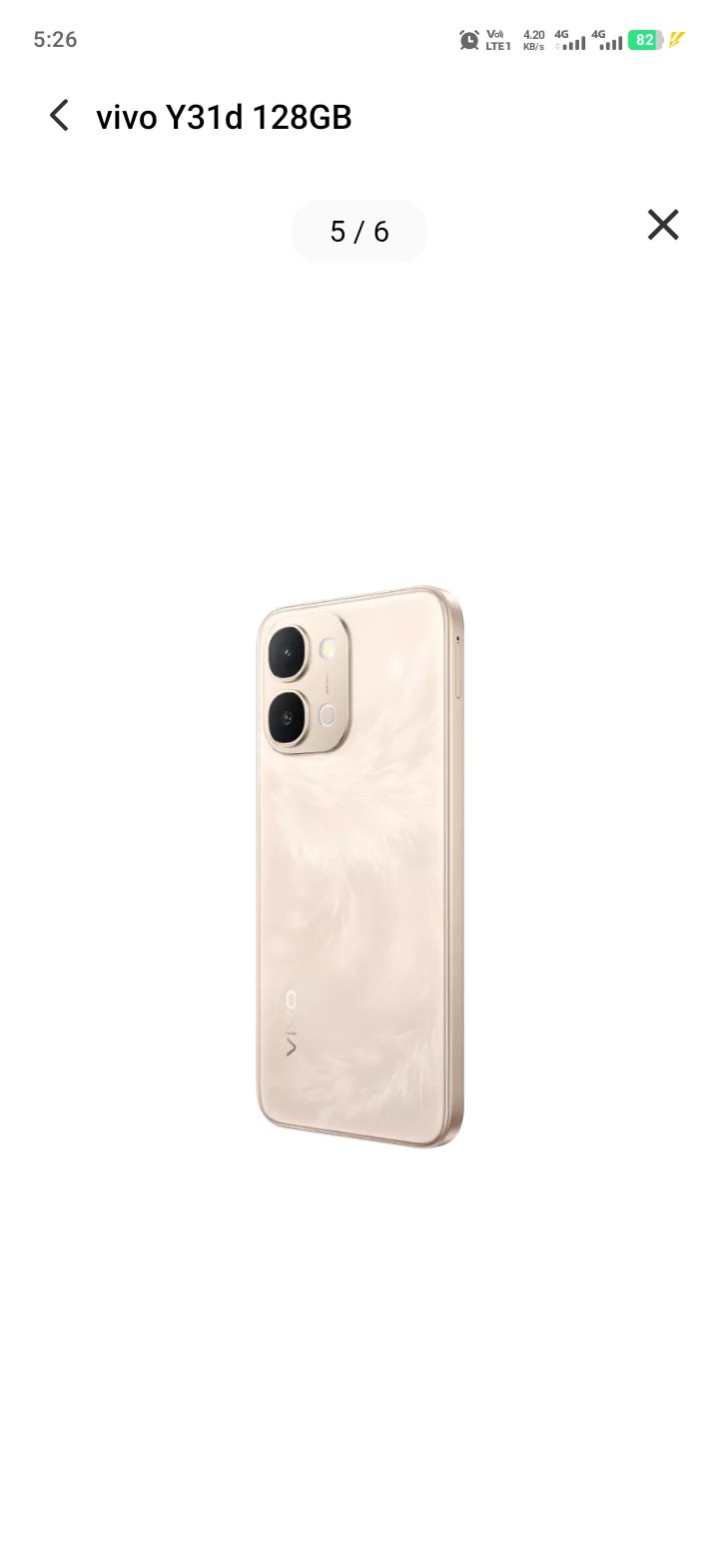 Vivo Y31d 8 128GB only one day use