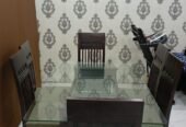 Dining table with 6 chairs- slightly used/ perfect condition