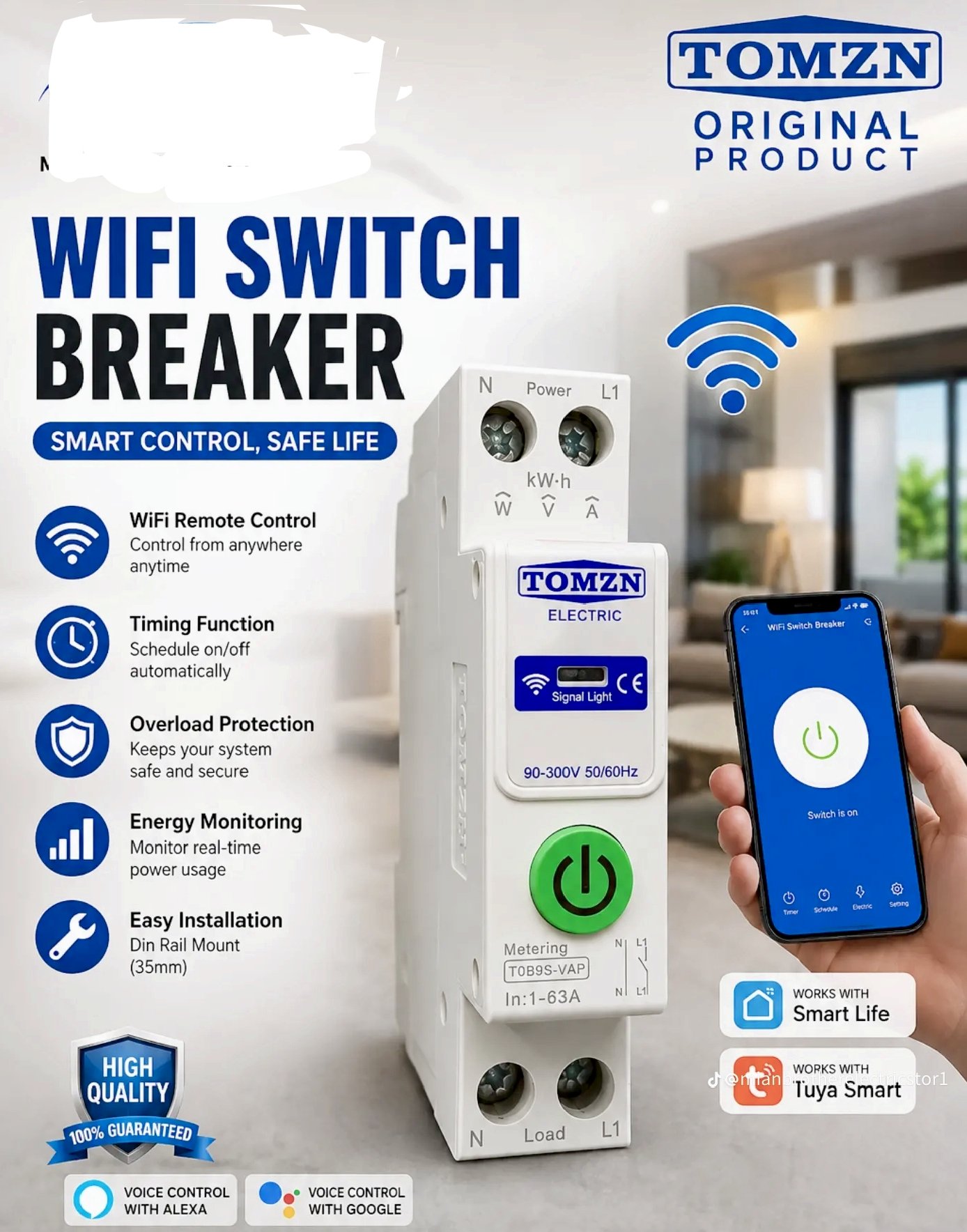 Breaker WiFi Amp volt 63