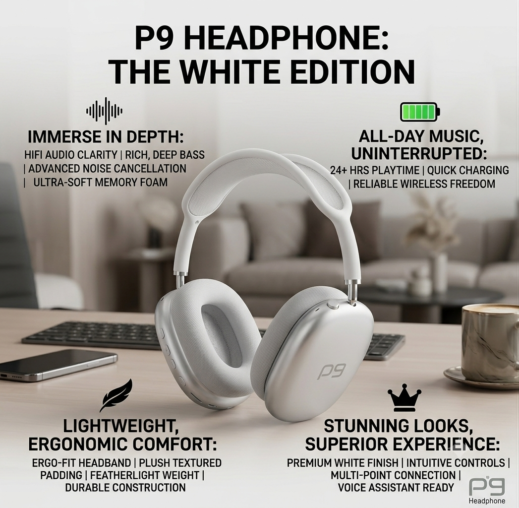 P47 wireless headphones &P9 wireless Bluetooth headphones
