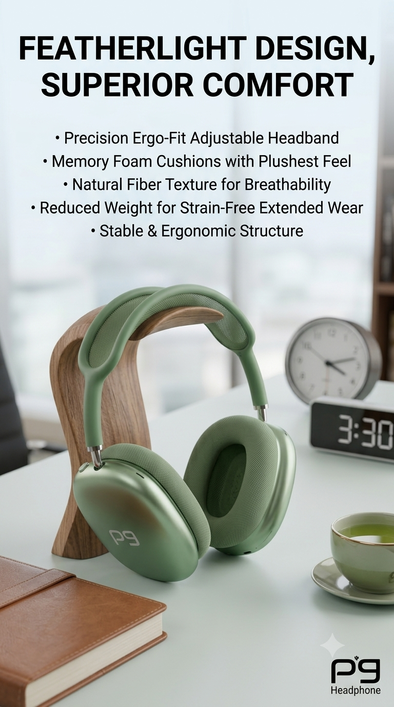 P47 wireless headphones &P9 wireless Bluetooth headphones