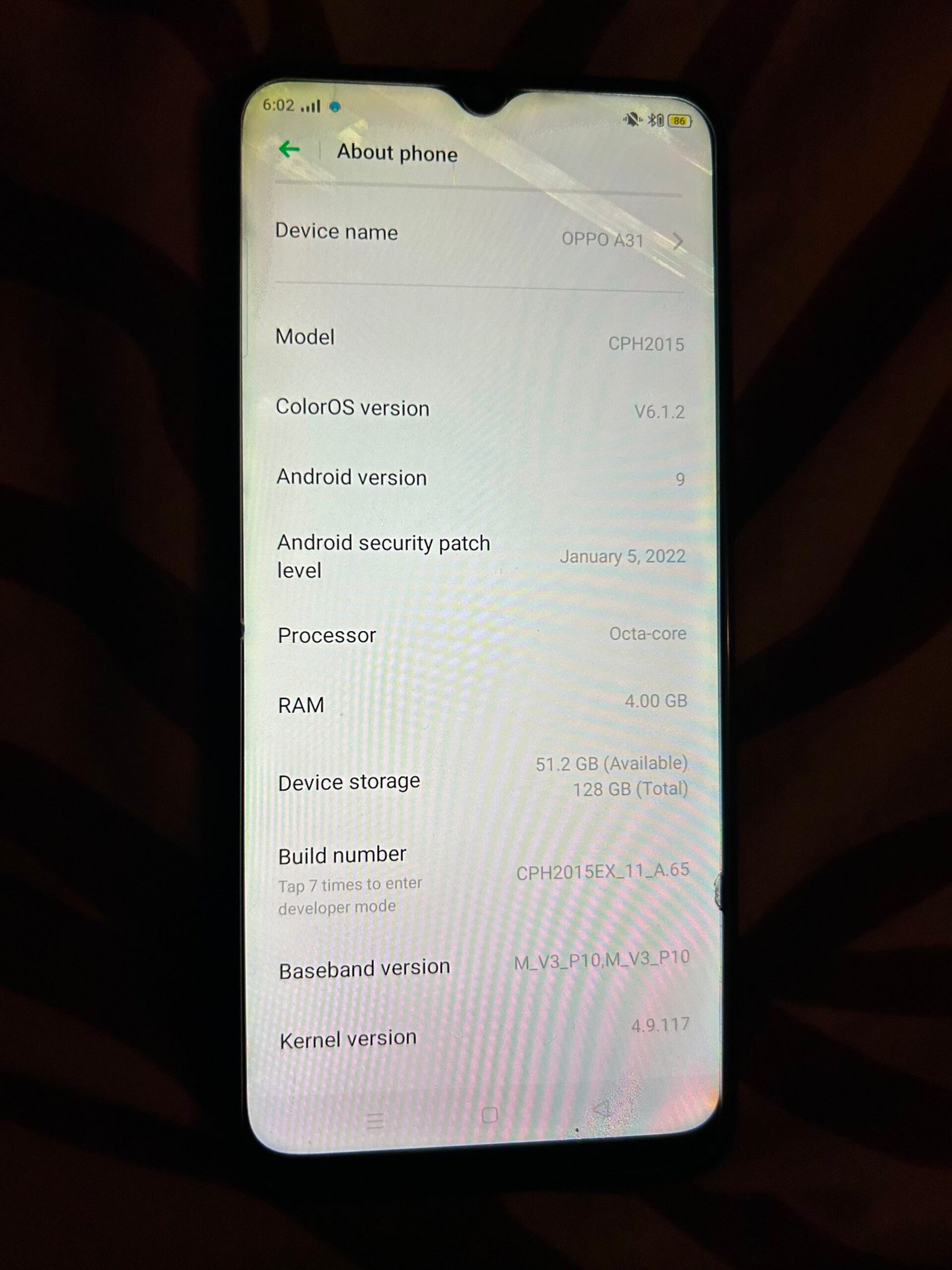 OPPO A31