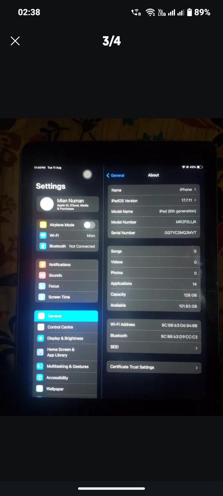 Ipad 6th generation