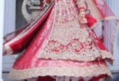Red wedding lehnga, bridal red dress, Bridal lehnga
