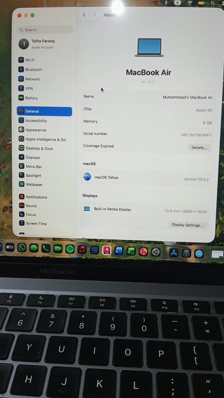 MacBook M1 air