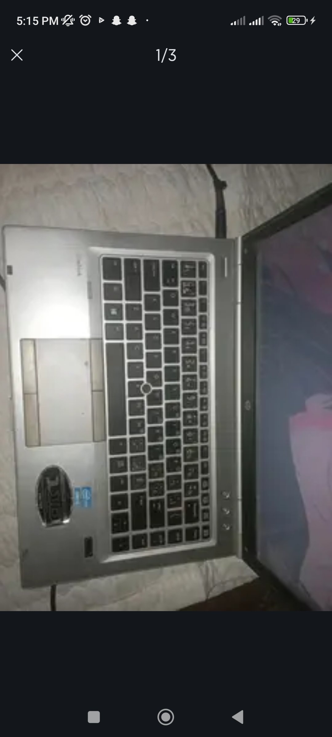 HP EliteBook 8470p Core i5 3rd Gen | 4GB RAM | 120GB SSD