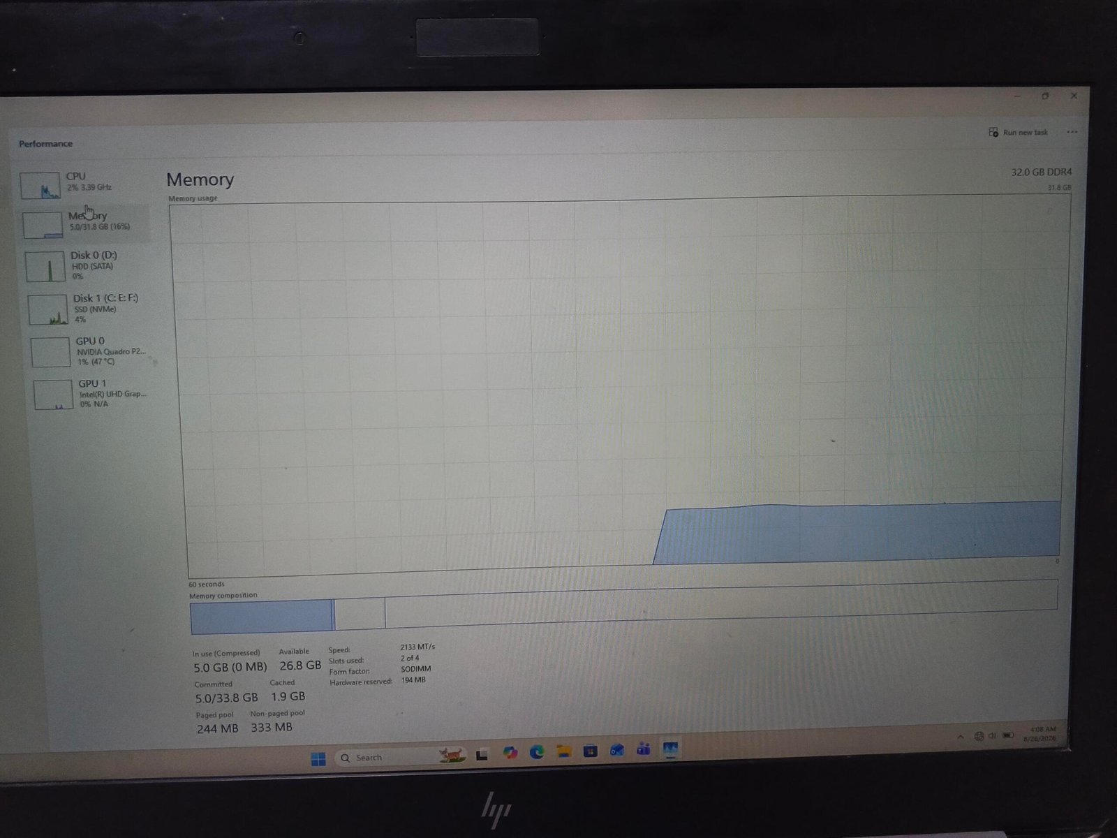 Hp Zbook 17 G5 17inches Display 4gb graphics card very neat