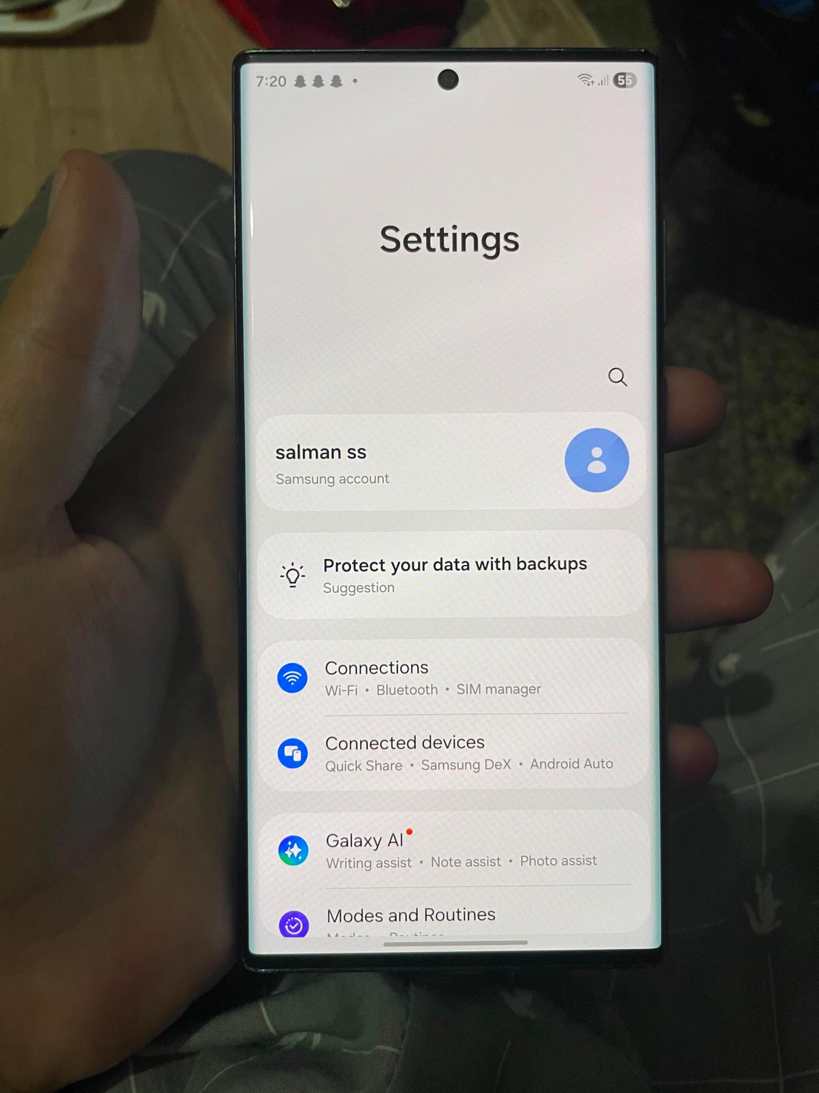Samsung S22 ultra nonpta sim time ha 8 128