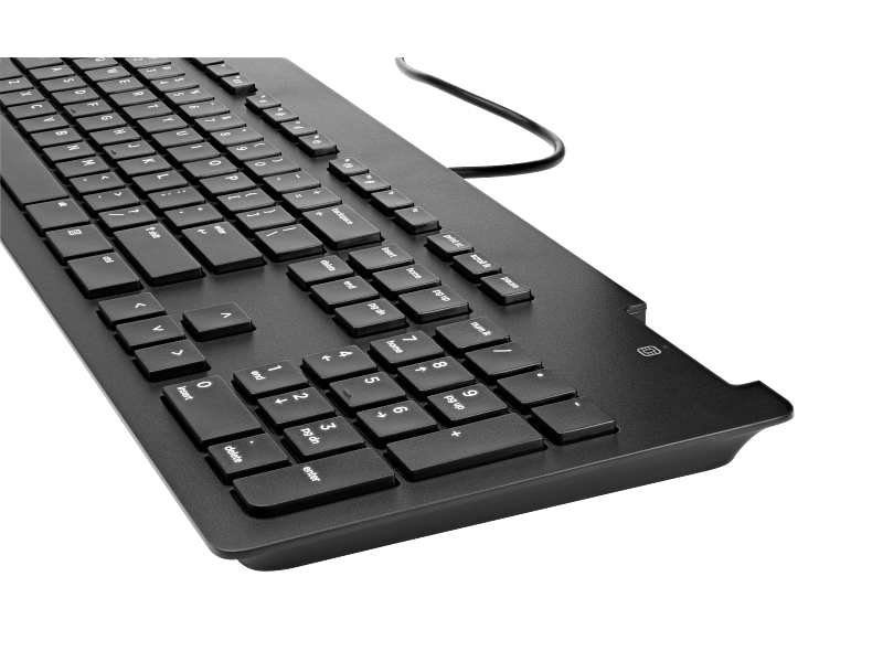 HP Slim Keyboard Dell Mouse Logitech Mouse Pad