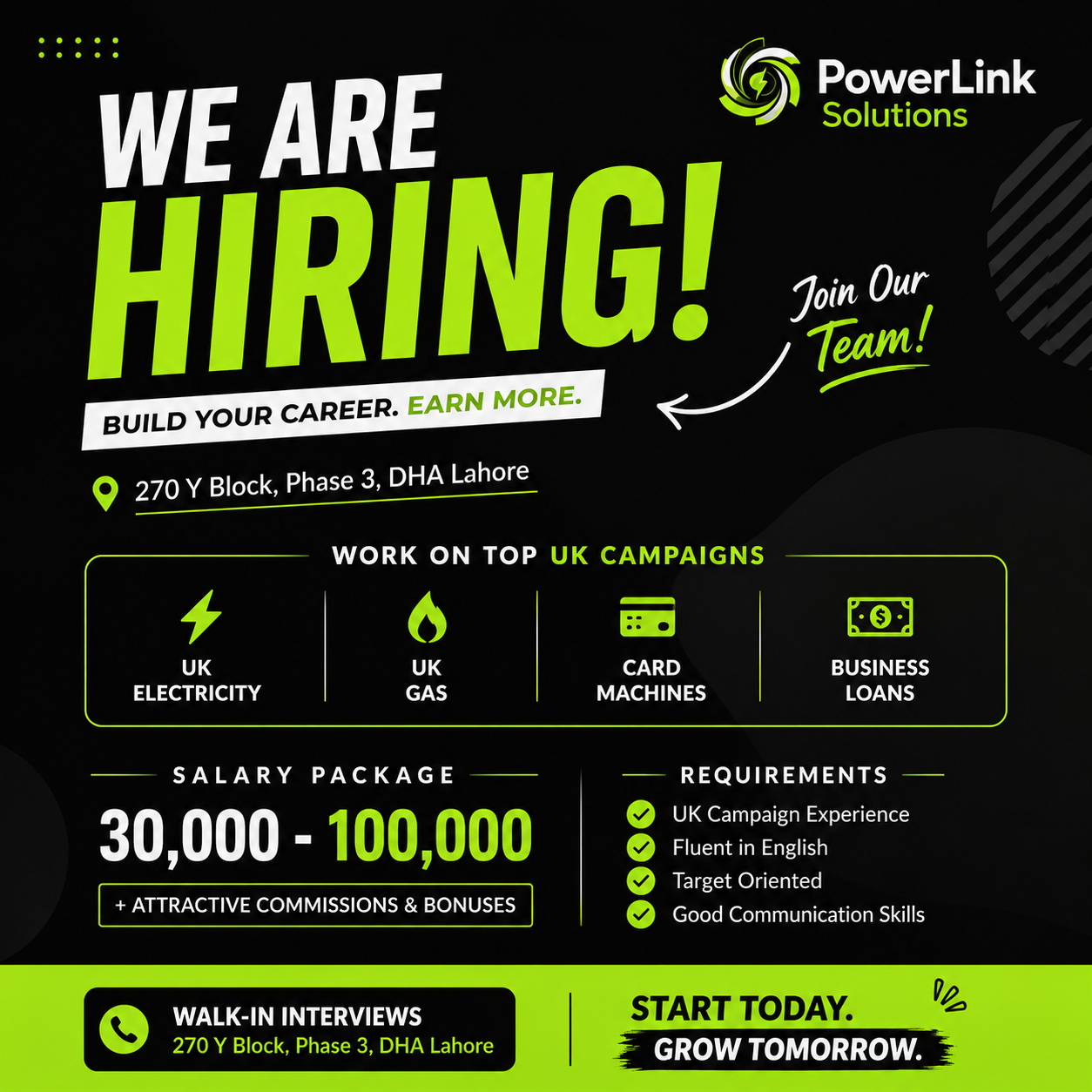 Hiring! Male & Female | UK Energy | 30K–100K | 03297530292