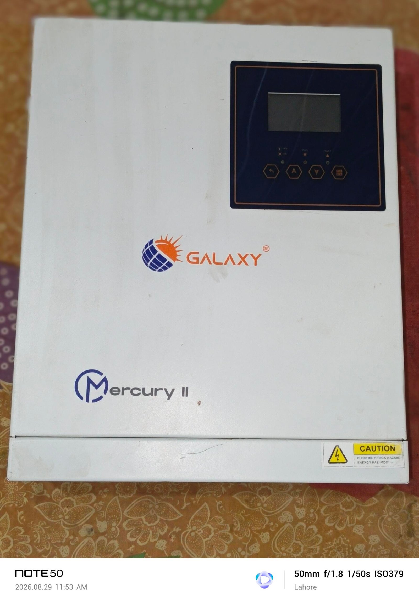 Galaxy Mercury || 2.5 kw , pv 3000 “inverter”