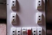 Switch socket with connection serious board 1) more