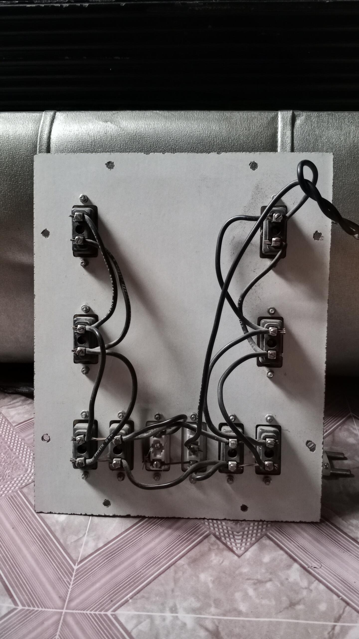 Switch socket with connection serious board 1) more