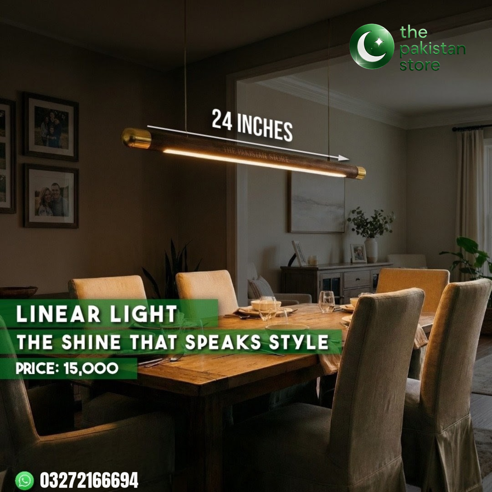 24 Inches Linear Light – Stylish & Modern Lighting